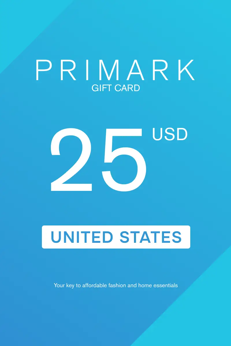 Primark 25 USD Gift Card (United States) - Digital Key