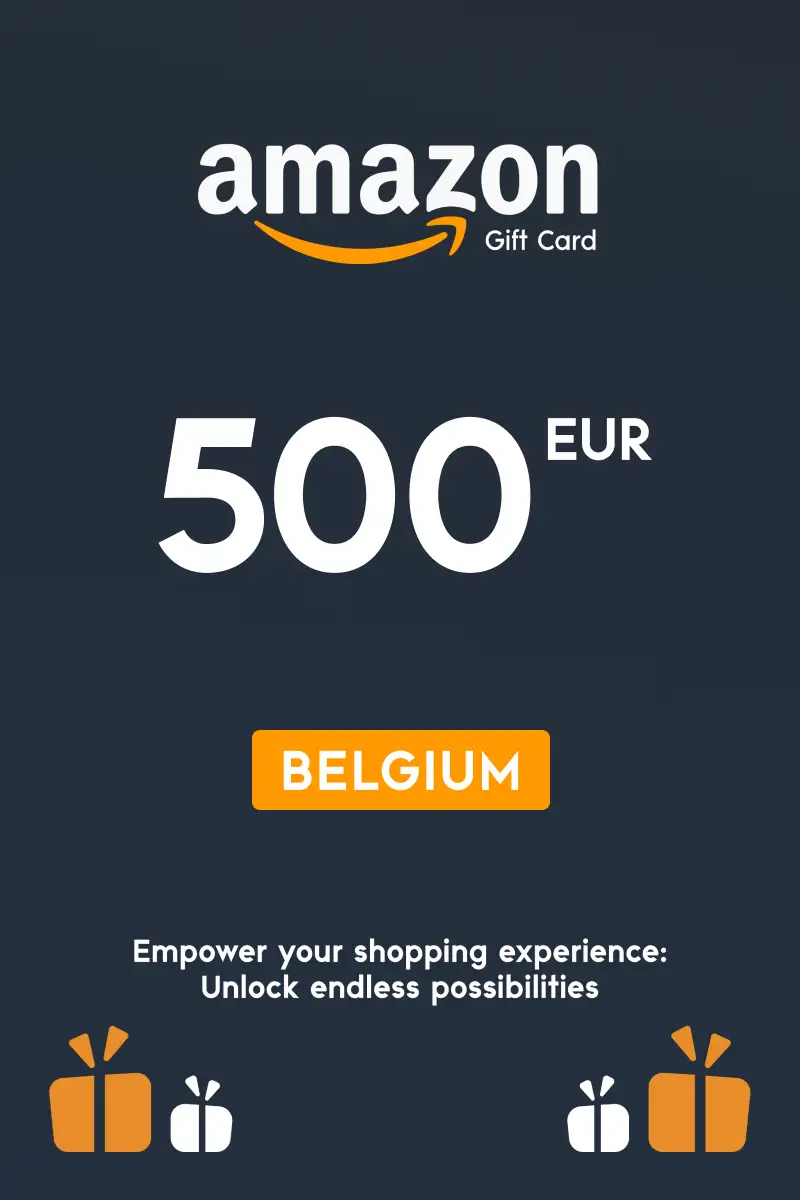 Amazon 500 EUR Gift Card (Belgium) - Digital Key