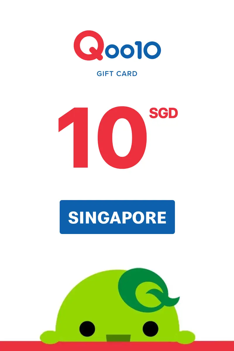 Qoo10 10 SGD Gift Card (Singapore) - Digital Key