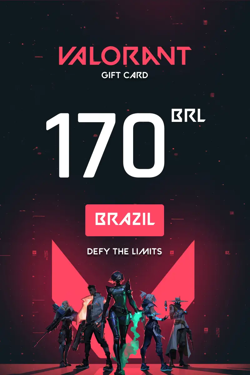 Valorant 170 BRL Gift Card (Brazil) - Digital Key