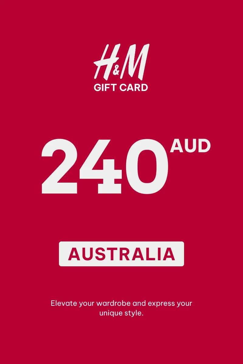 HandM 240 AUD Gift Card (Australia) - Digital Key
