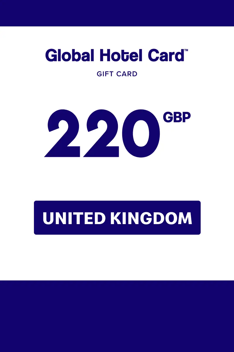 Global Hotel Card 220 GBP Gift Card (United Kingdom) - Digital Key