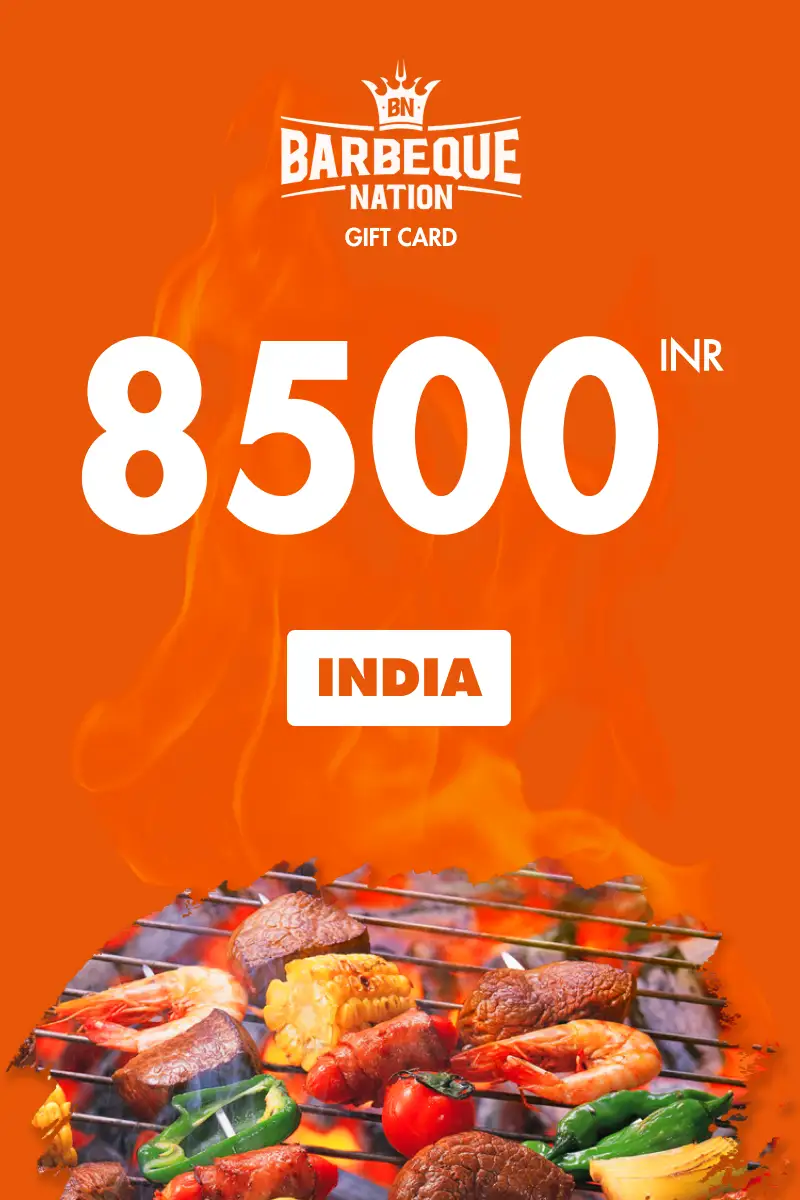 Barbeque Nation 8500 INR Gift Card (India) - Digital Key
