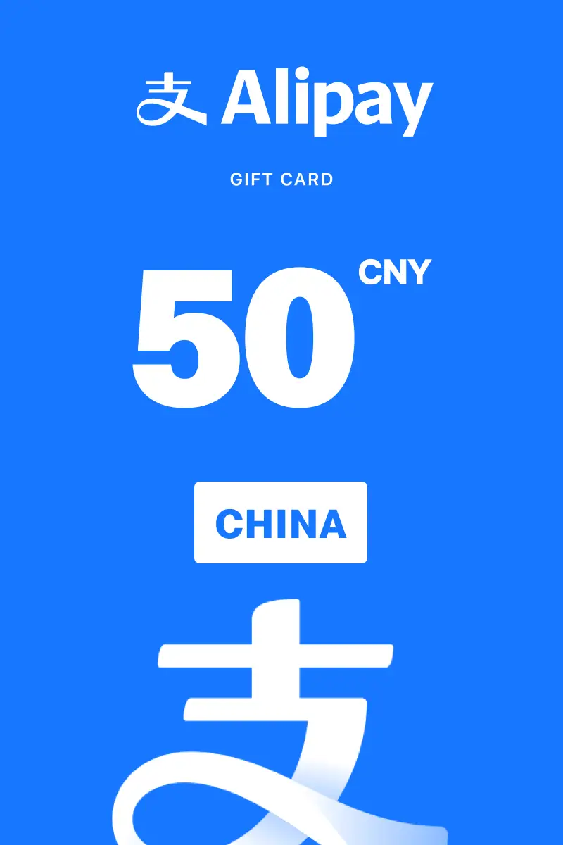 AliPay 50 CNY Gift Card (China) - FlexeCard - Digital Key