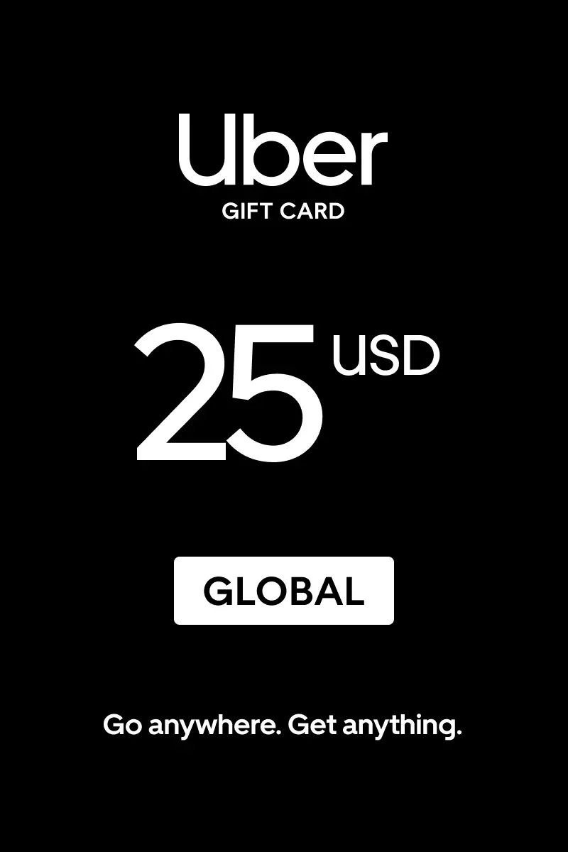 Uber 25 USD Gift Card (Global) - Digital Key