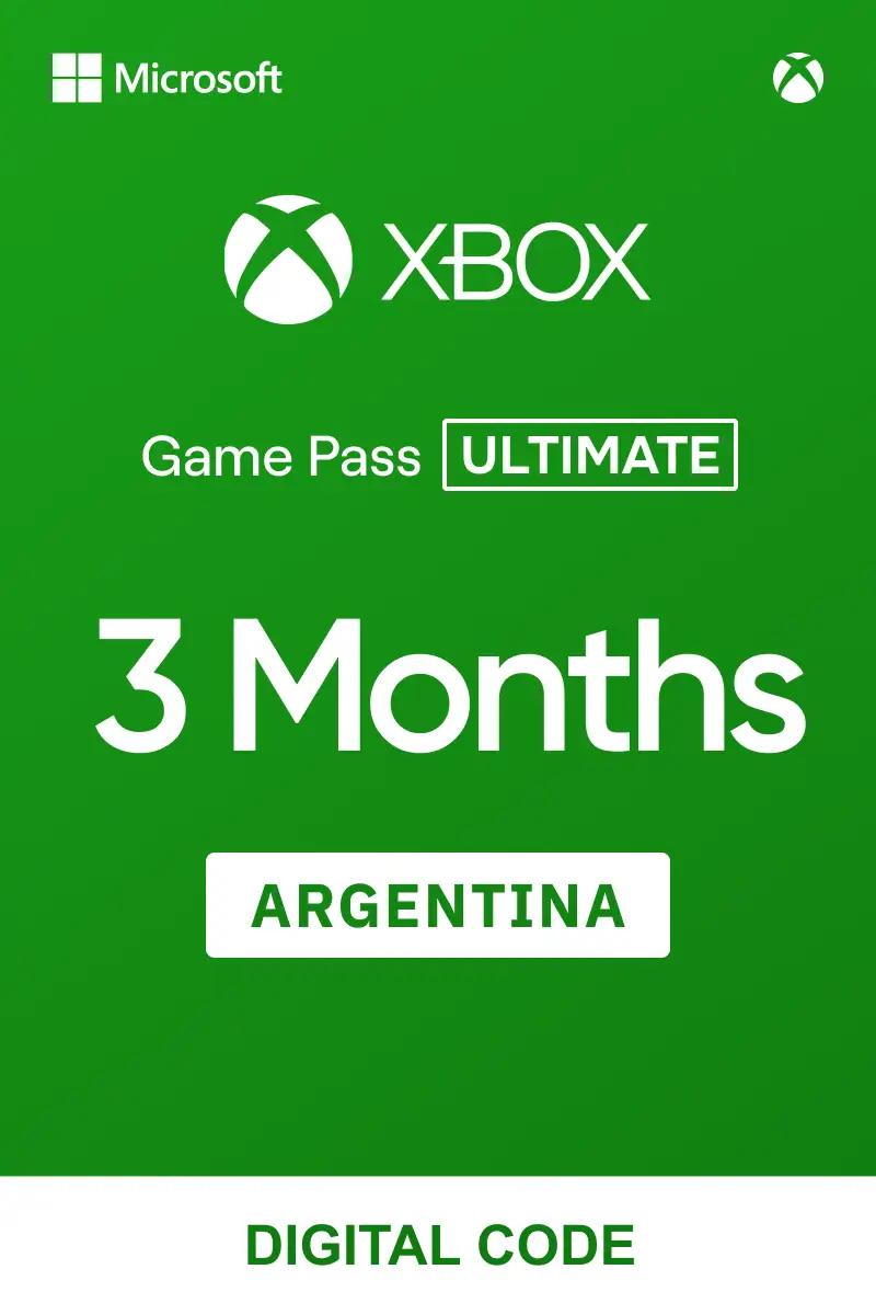 Xbox Game Pass Ultimate 3 Months (Argentina) - Xbox Live - Digital Key