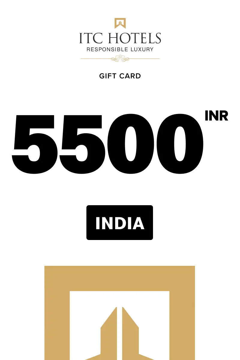 ITC Hotels 5500 INR Gift Card (India) - Digital Key