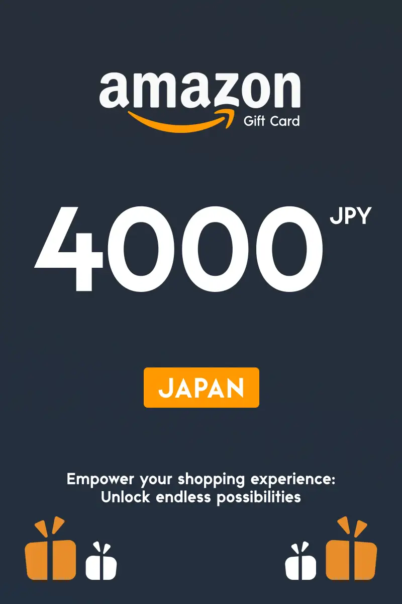 Amazon 4000 JPY Gift Card (Japan) - Digital Key