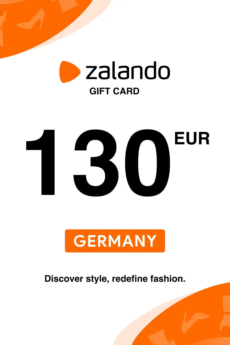 Zalando 130 EUR Gift Card (Germany) - Digital Key