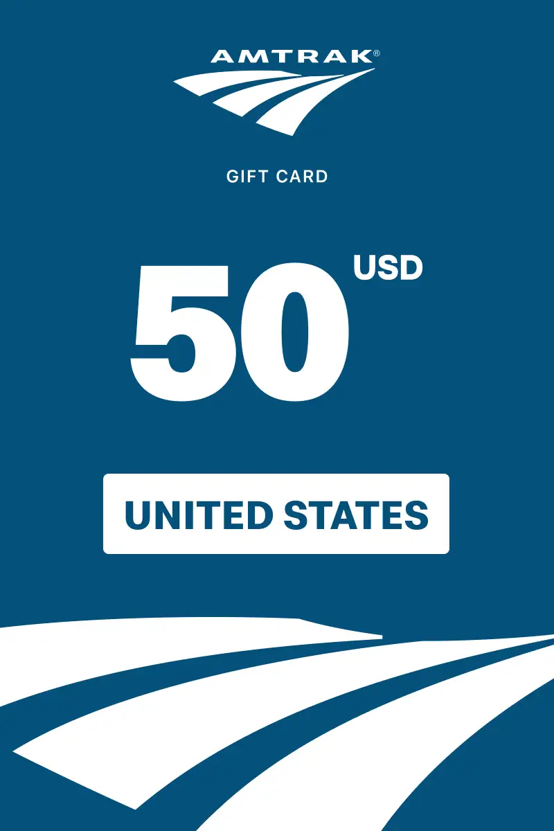 Amtrak 50 USD Gift Card (United States) - Digital Key