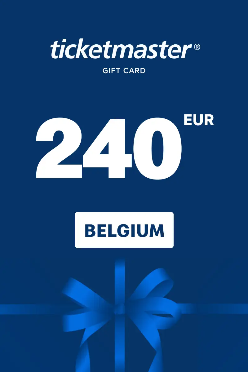 Ticketmaster 240 EUR Gift Card (Belgium) - Digital Key