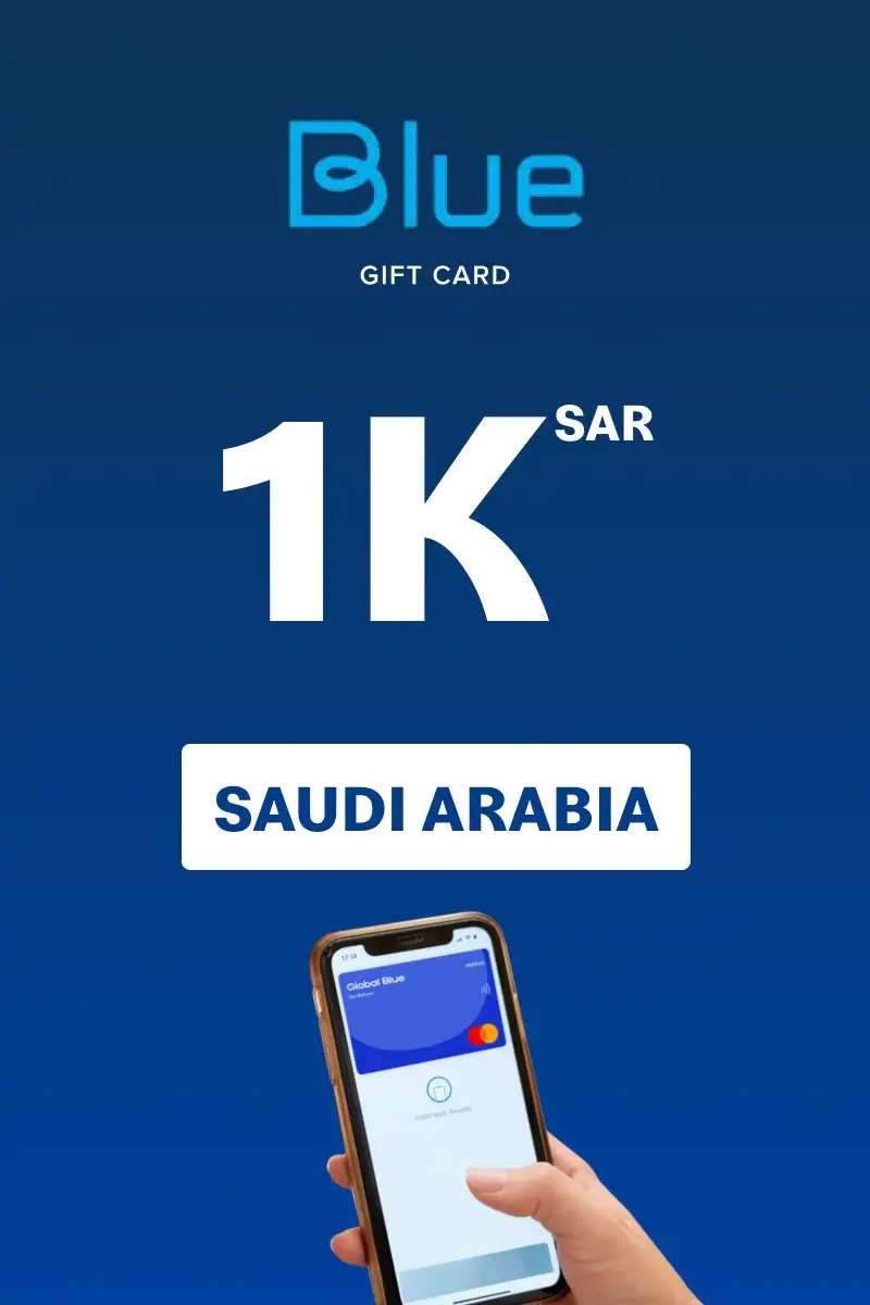 Blue Prepaid 1000 SAR Gift Card (Saudi Arabia) - Digital Key