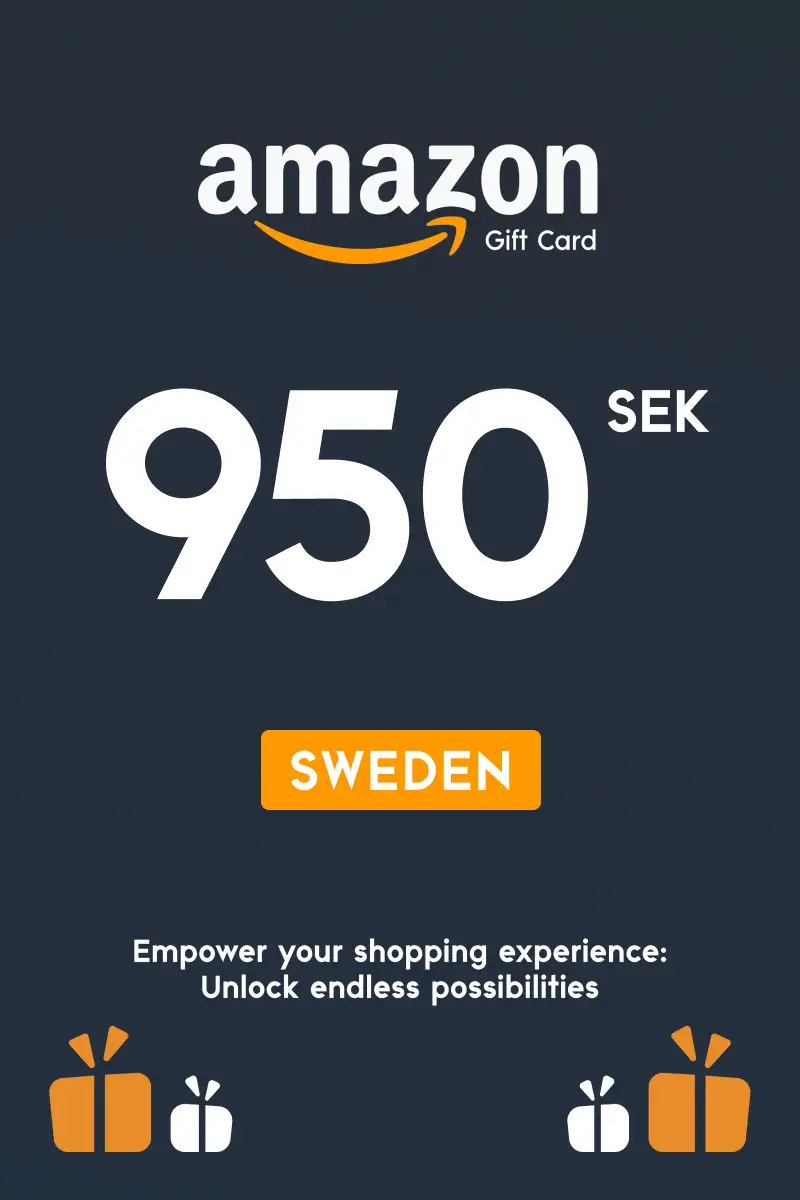 Amazon 950 SEK Gift Card (Sweden) - Digital Key