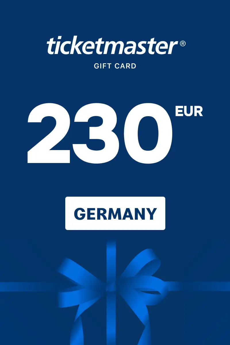 Ticketmaster 230 EUR Gift Card (Germany) - Digital Key
