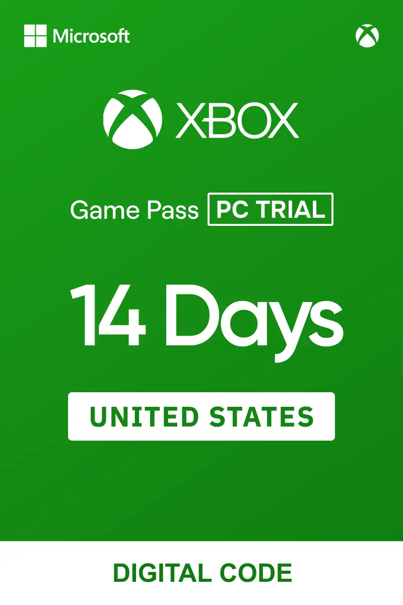 Xbox Game Pass for PC 14 Days Trial (United States) - Digital Key