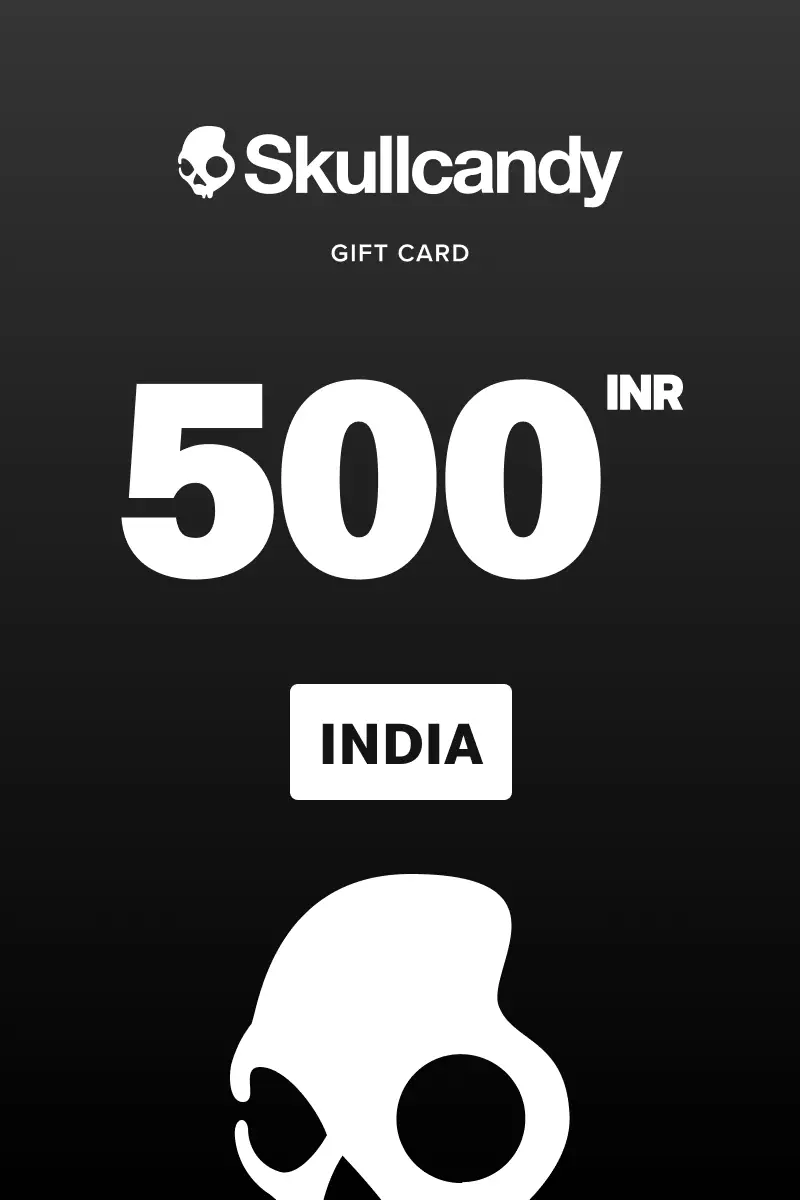 Skullcandy 500 INR Gift Card (India) - Digital Key
