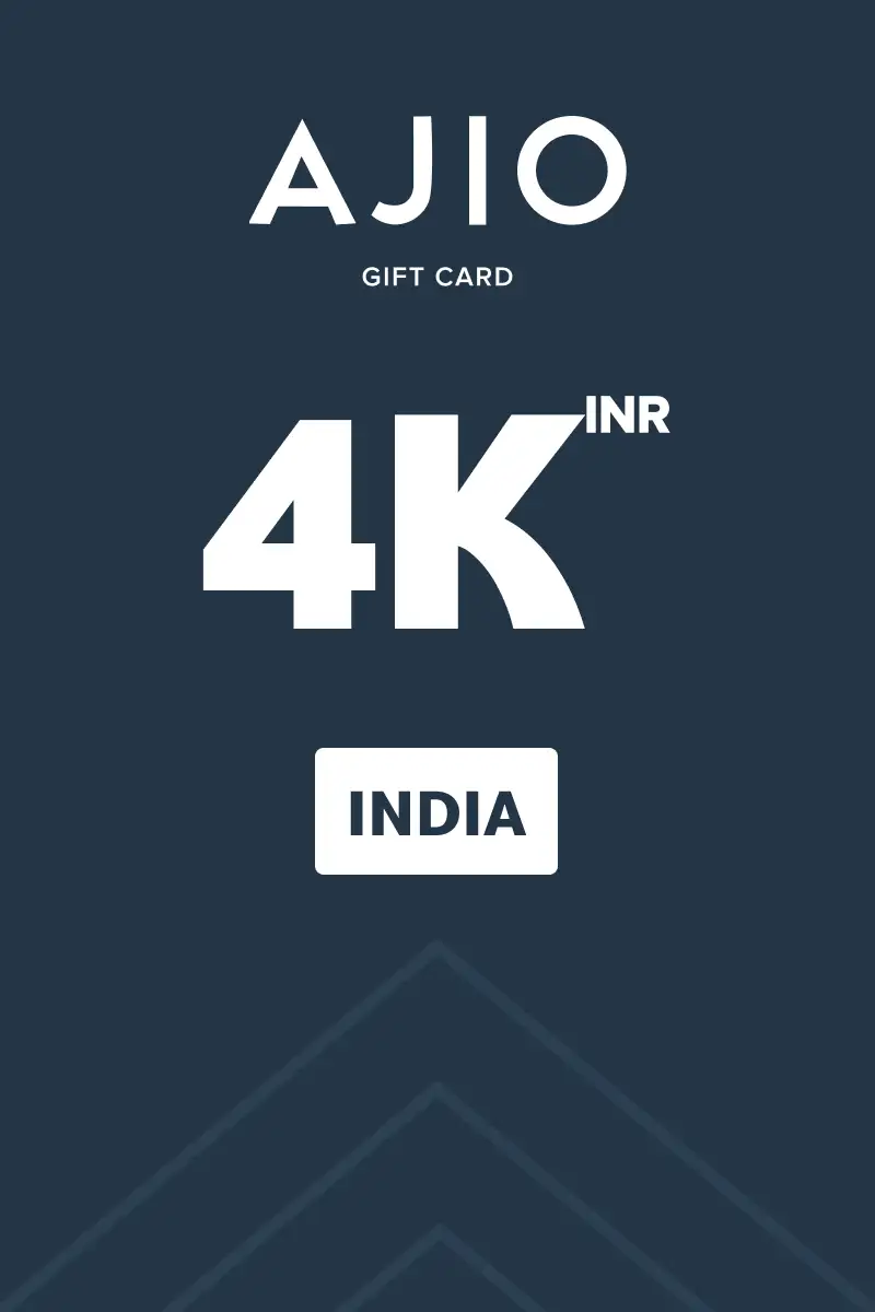 AJIO 4000 INR Gift Card (India) - Digital Key