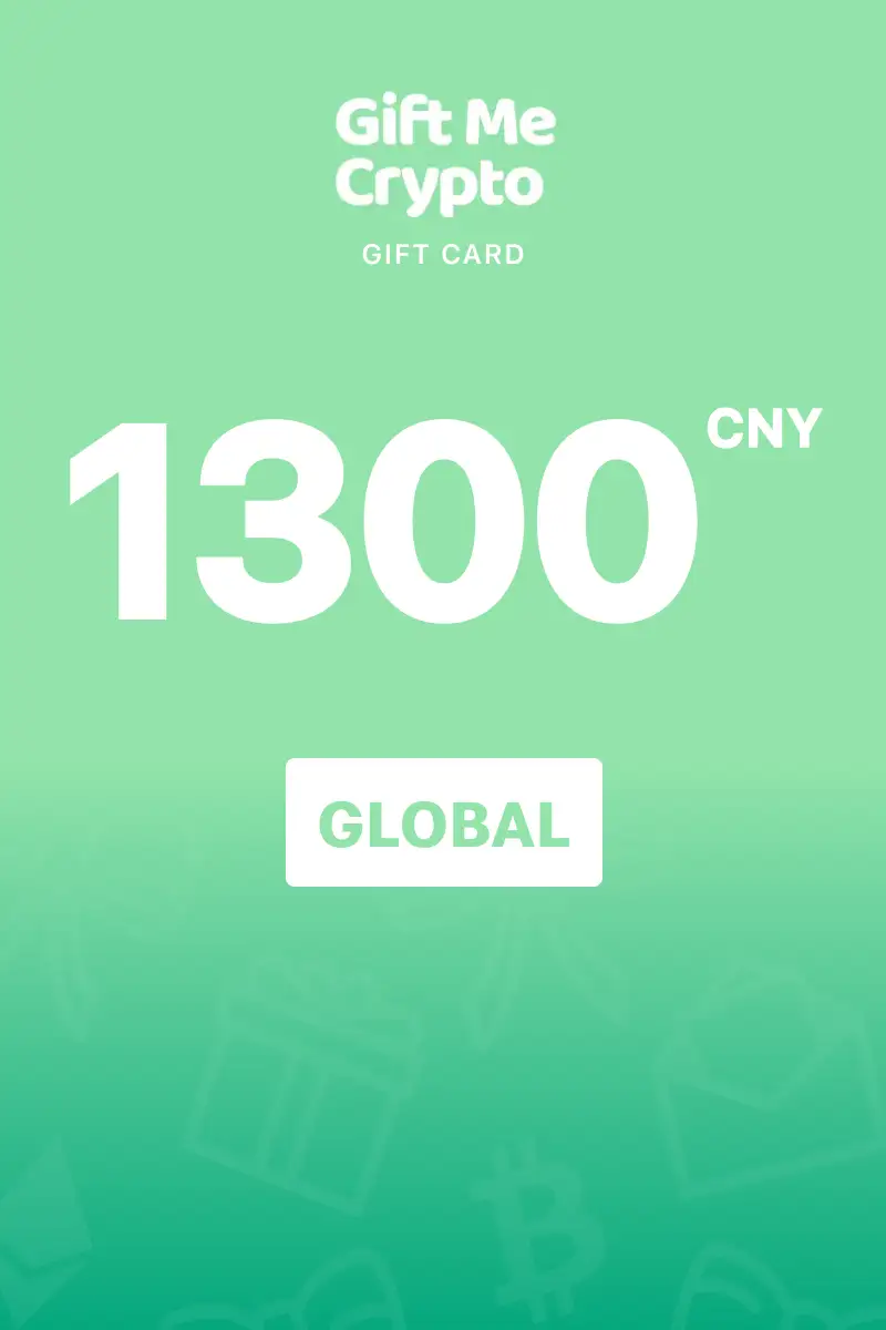 Gift Me Crypto 1300 CNY Gift Card (Global) - Digital Key