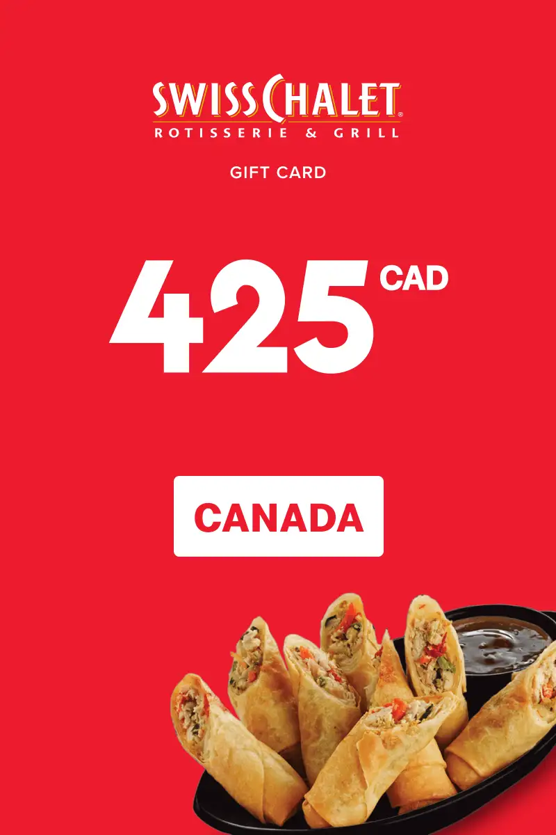 Swiss Chalet 425 CAD Gift Card (Canada) - Digital Key