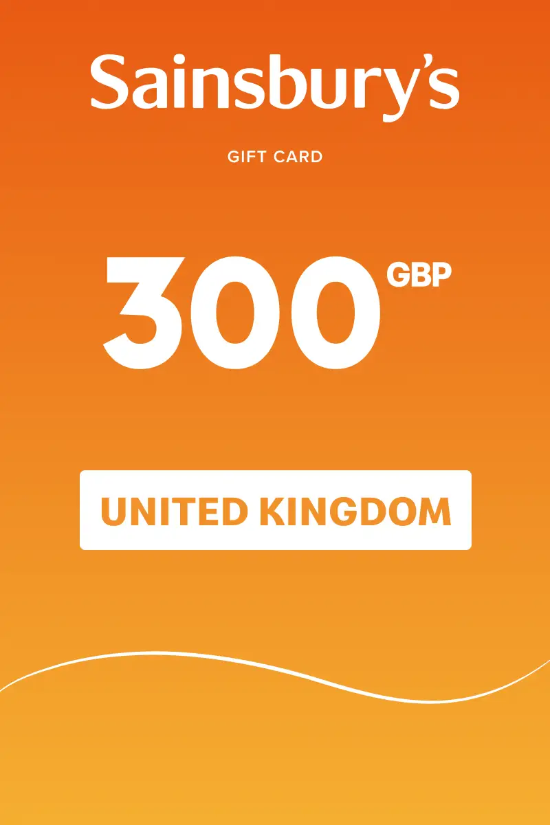 Sainsbury's 300 GBP Gift Card (United Kingdom) - Digital Key