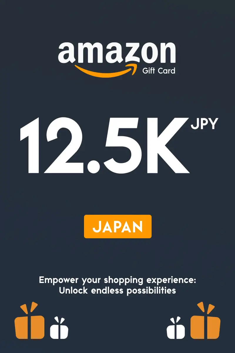 Amazon 12500 JPY Gift Card (Japan) - Digital Key