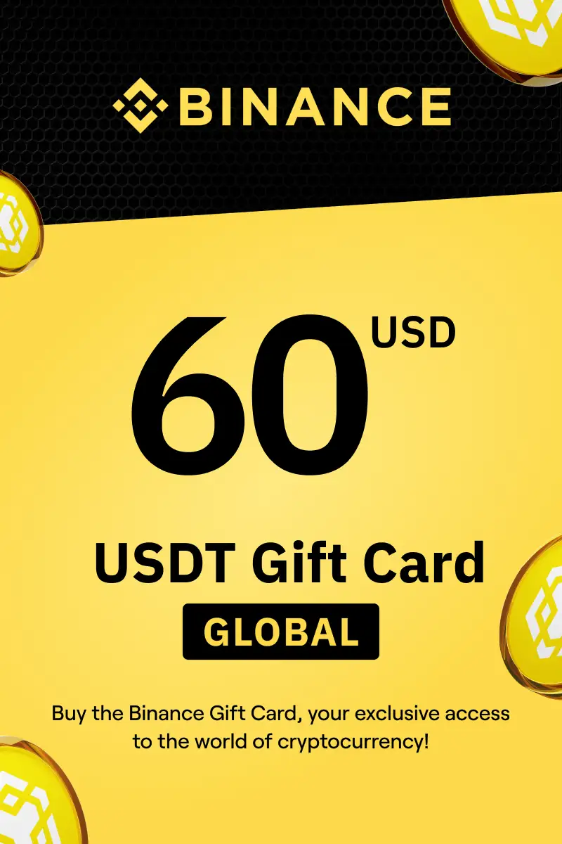 Binance (USDT) 60 USD Gift Card (Global) - Digital Key