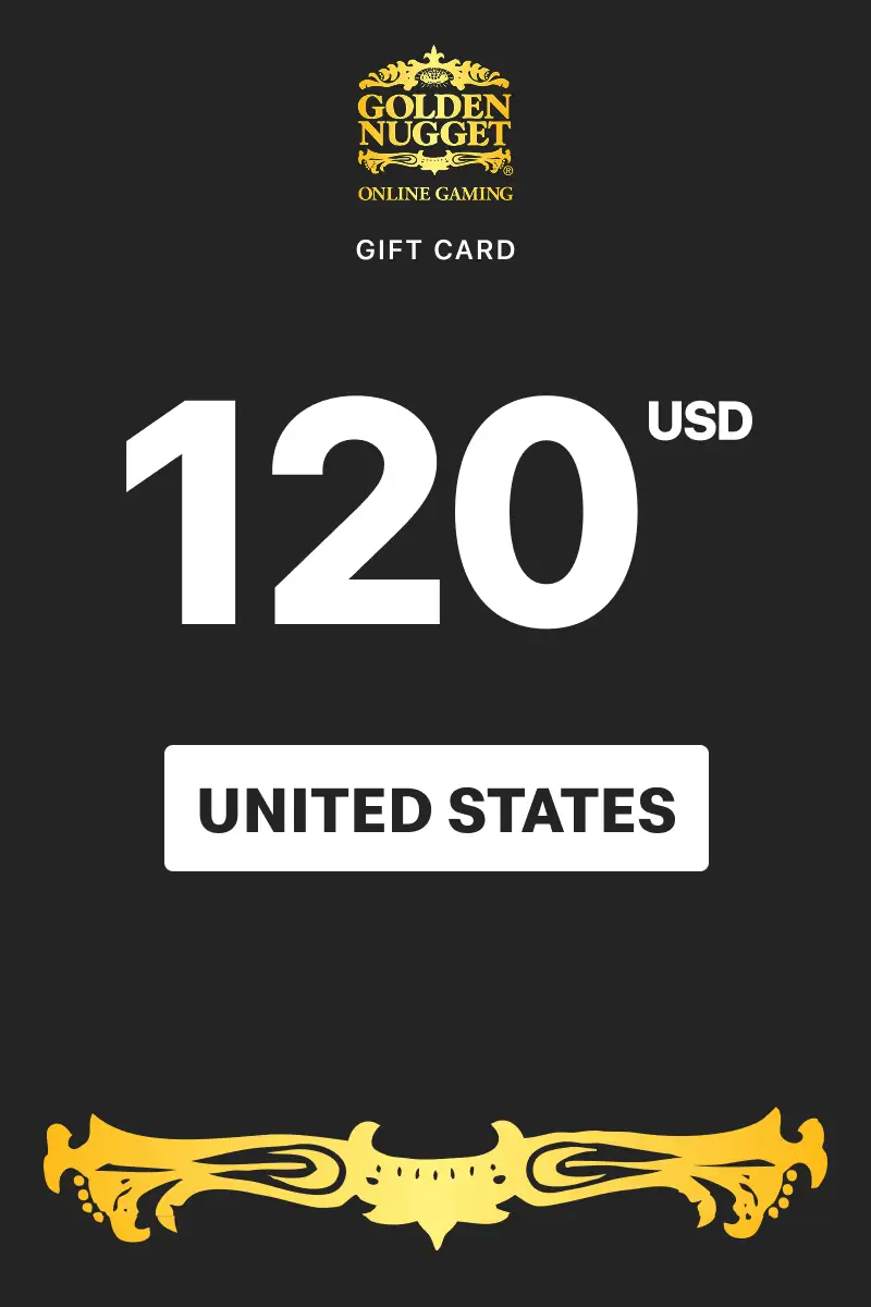 Golden Nugget Casino 120 USD Gift Card (United States) - Digital Key