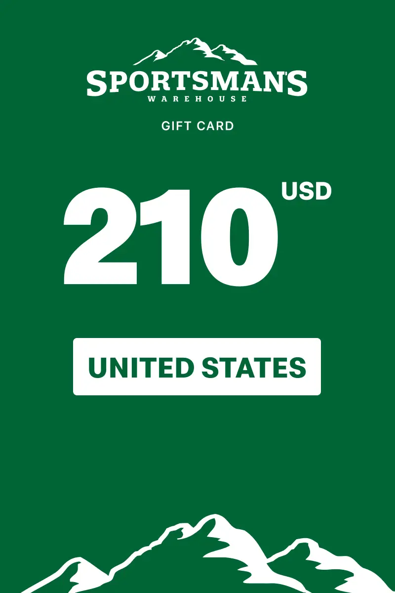 Sportsman's Warehouse 210 USD Gift Card (United States) - Digital Key
