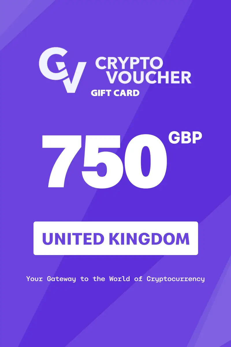 Crypto Voucher 750 GBP Gift Card (United Kingdom) - Digital Key