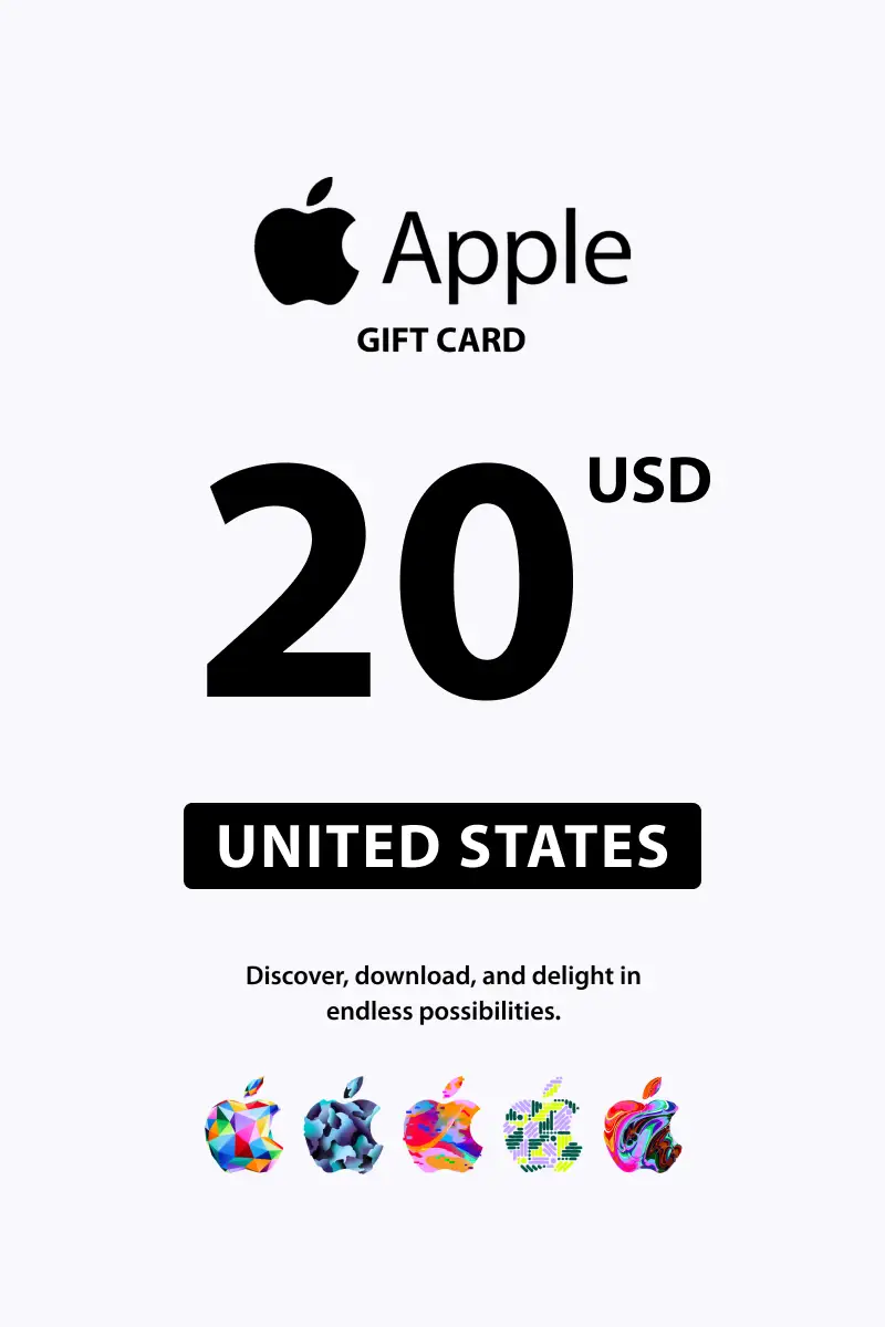 Apple 20 USD Gift Card (United States) - Digital Key