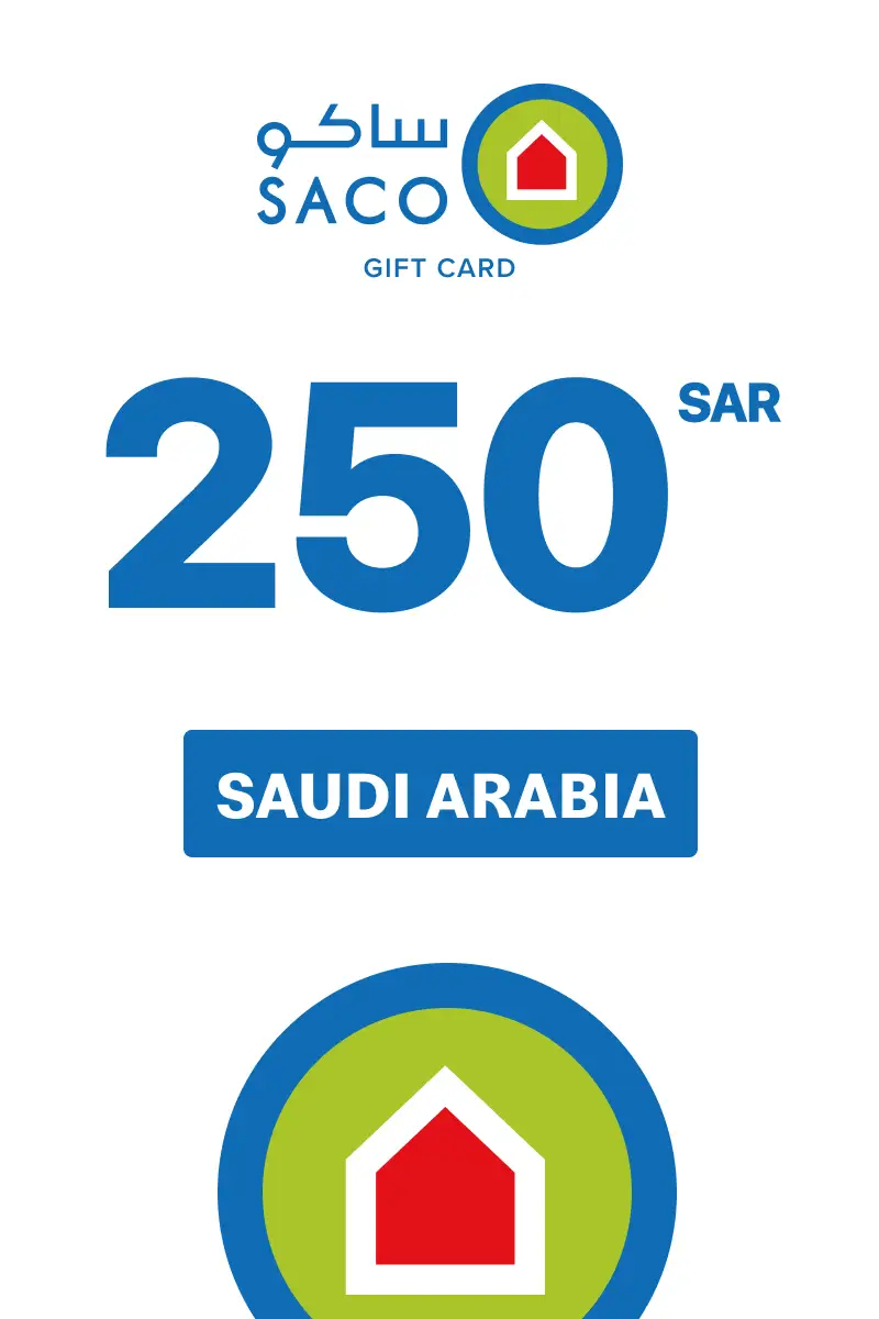 SACO 250 SAR Gift Card (Saudi Arabia) - Digital Key