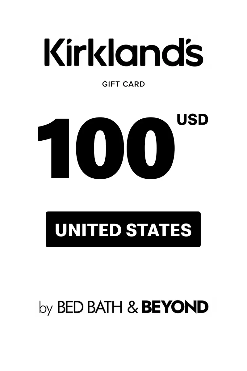 Kirkland's 100 USD Gift Card (United States) - Digital Key