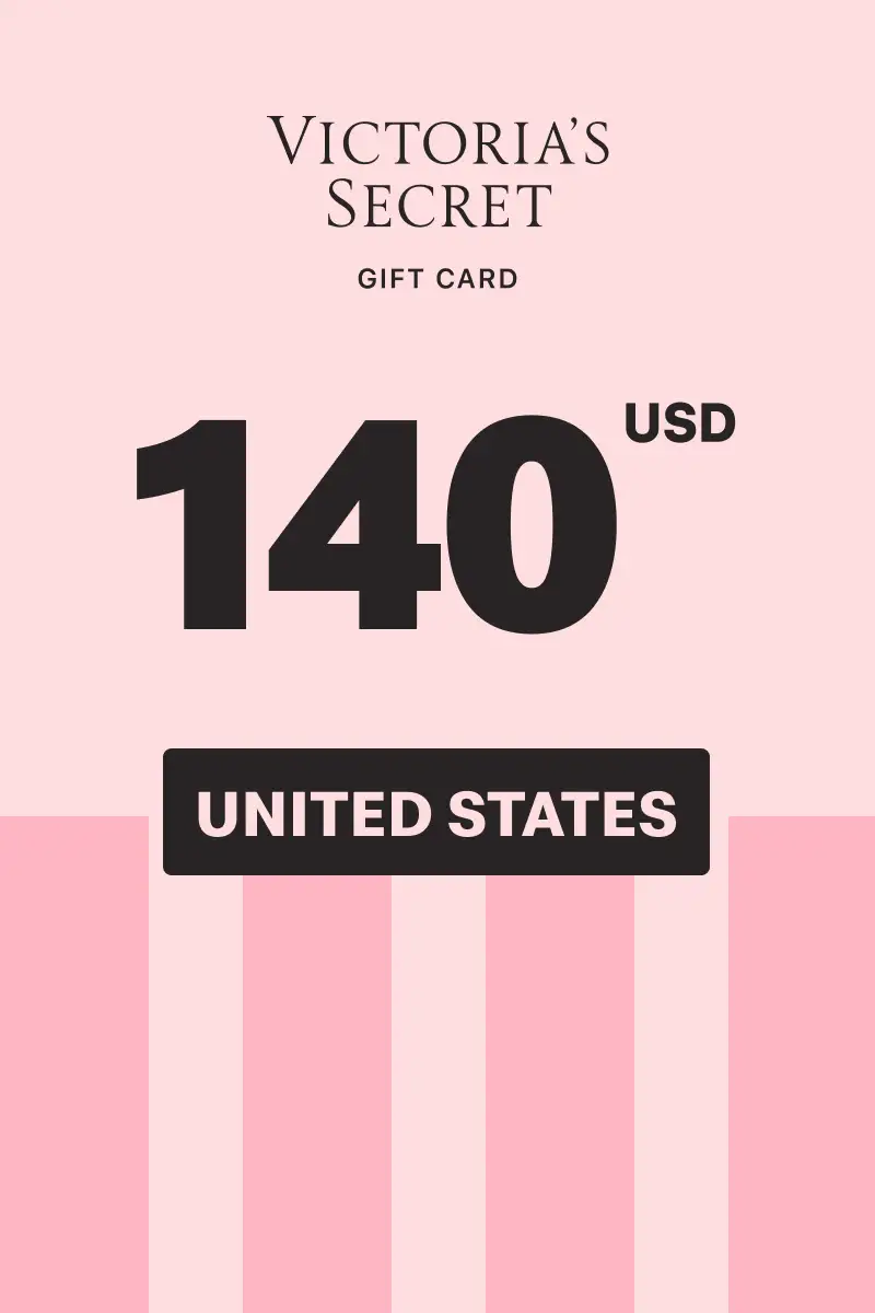 Victoria's Secret 140 USD Gift Card (United States) - Digital Key