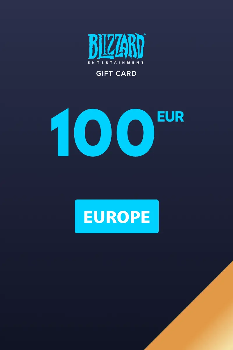Blizzard 100 EUR Gift Card (Europe) - Digital Key