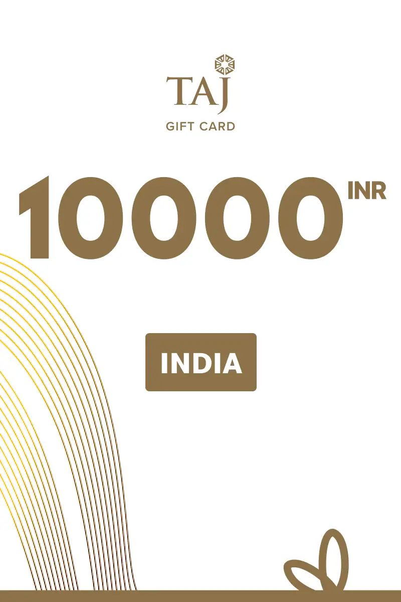 Taj Hotels 10000 INR Gift Card (India) - Digital Key