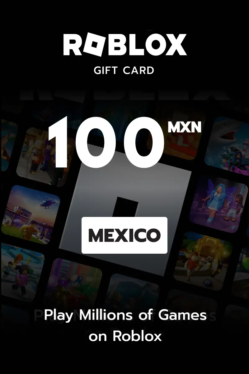 Roblox 100 MXN Gift Card (Mexico) - Digital Key