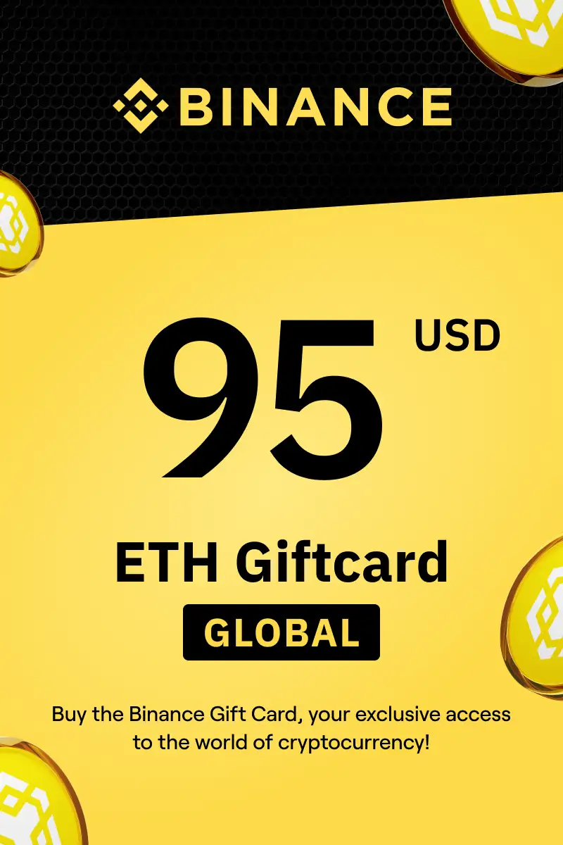 Binance (ETH) 95 USD Gift Card (Global) - Digital Key