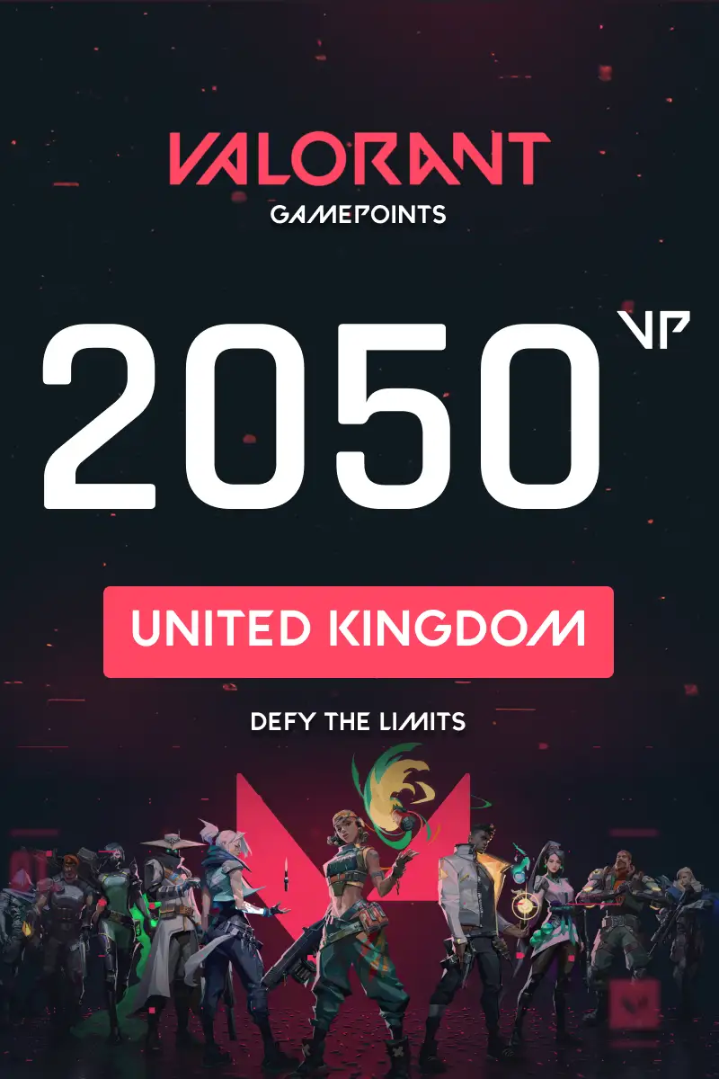 VALORANT 2050 Valorant Points (United Kingdom) - Digital Key