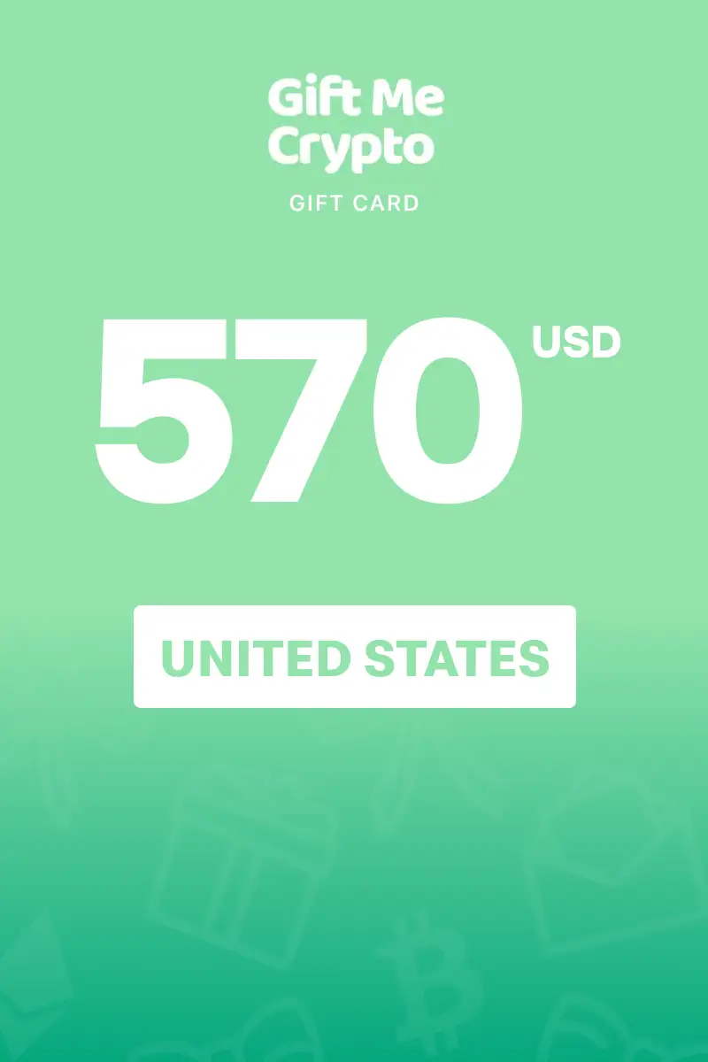 Gift Me Crypto (ETH) 570 USD Gift Card (United States) - Digital Key