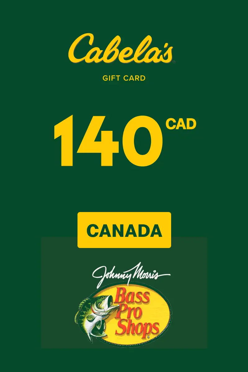 Cabela's 140 CAD Gift Card (Canada) - Digital Key