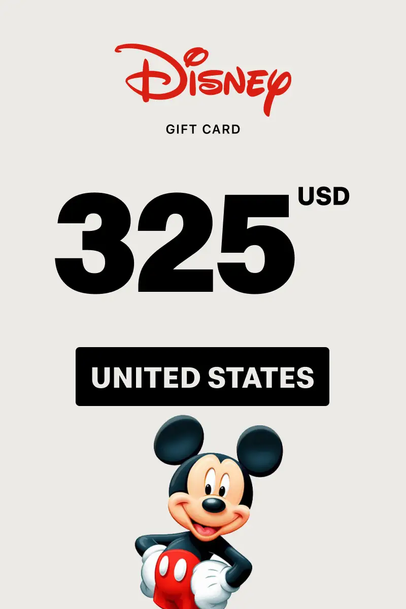 Disney 325 USD Gift Card (United States) - Digital Key