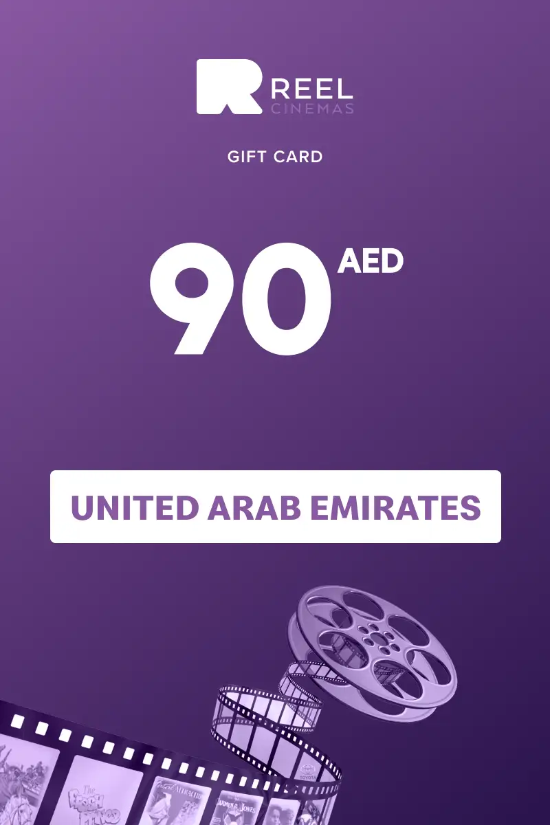 Reel Cinema 90 AED Gift Card (United Arab Emirates) - Digital Key