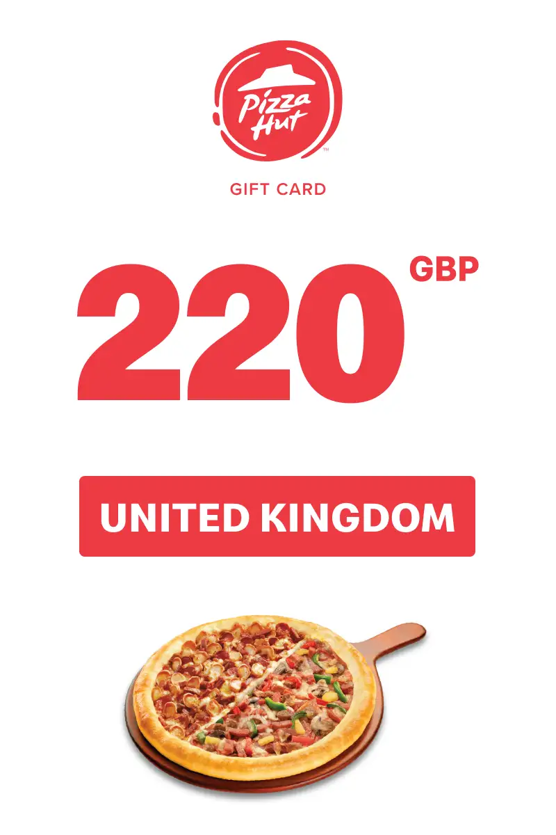Pizza Hut 220 GBP Gift Card (United Kingdom) - Digital Key