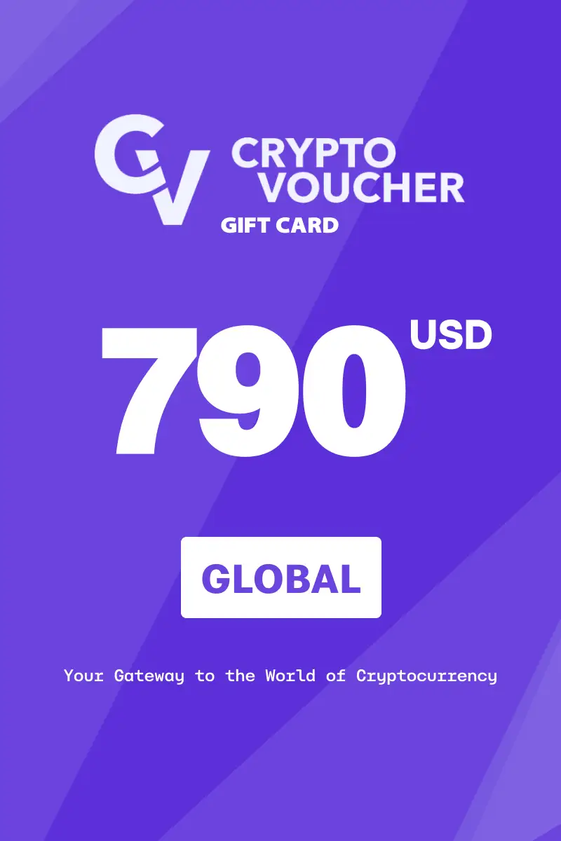 Crypto Voucher (BTC) 790 USD Gift Card (Global) - Digital Key