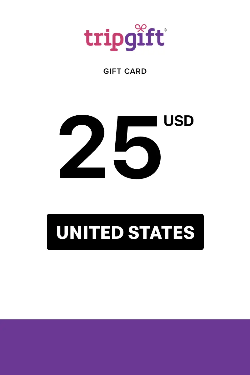 TripGift 25 USD Gift Card (United States) - Digital Key