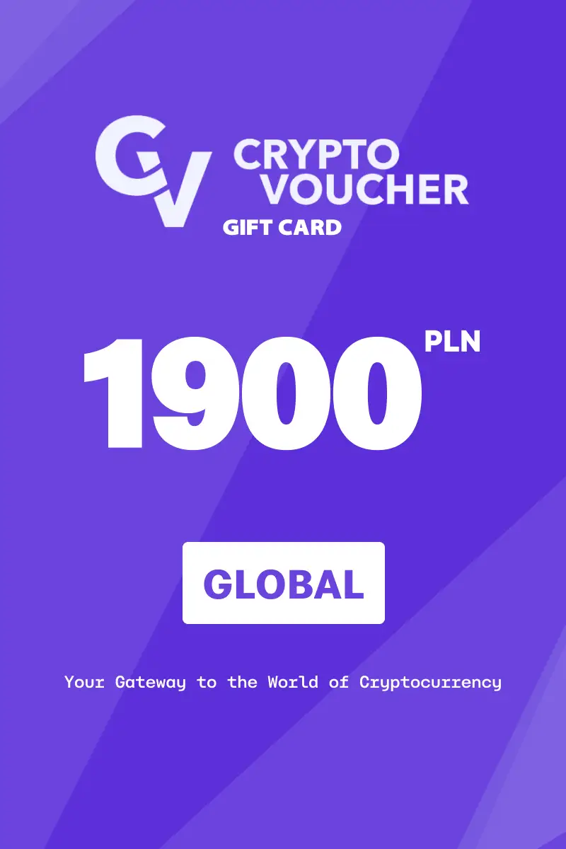 Crypto Voucher 1900 PLN Gift Card (Global) - Digital Key