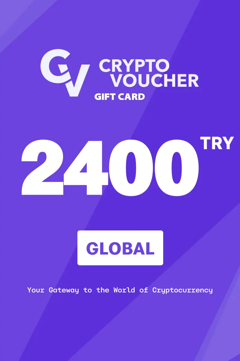 Crypto Voucher 2400 TRY Gift Card (Global) - Digital Key