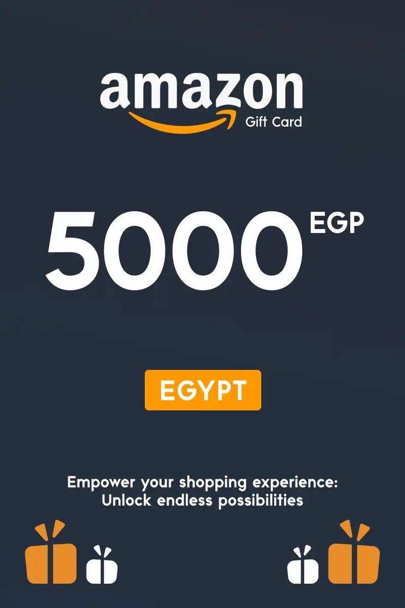 Amazon 5000 EGP Gift Card (Egypt) - Digital Key