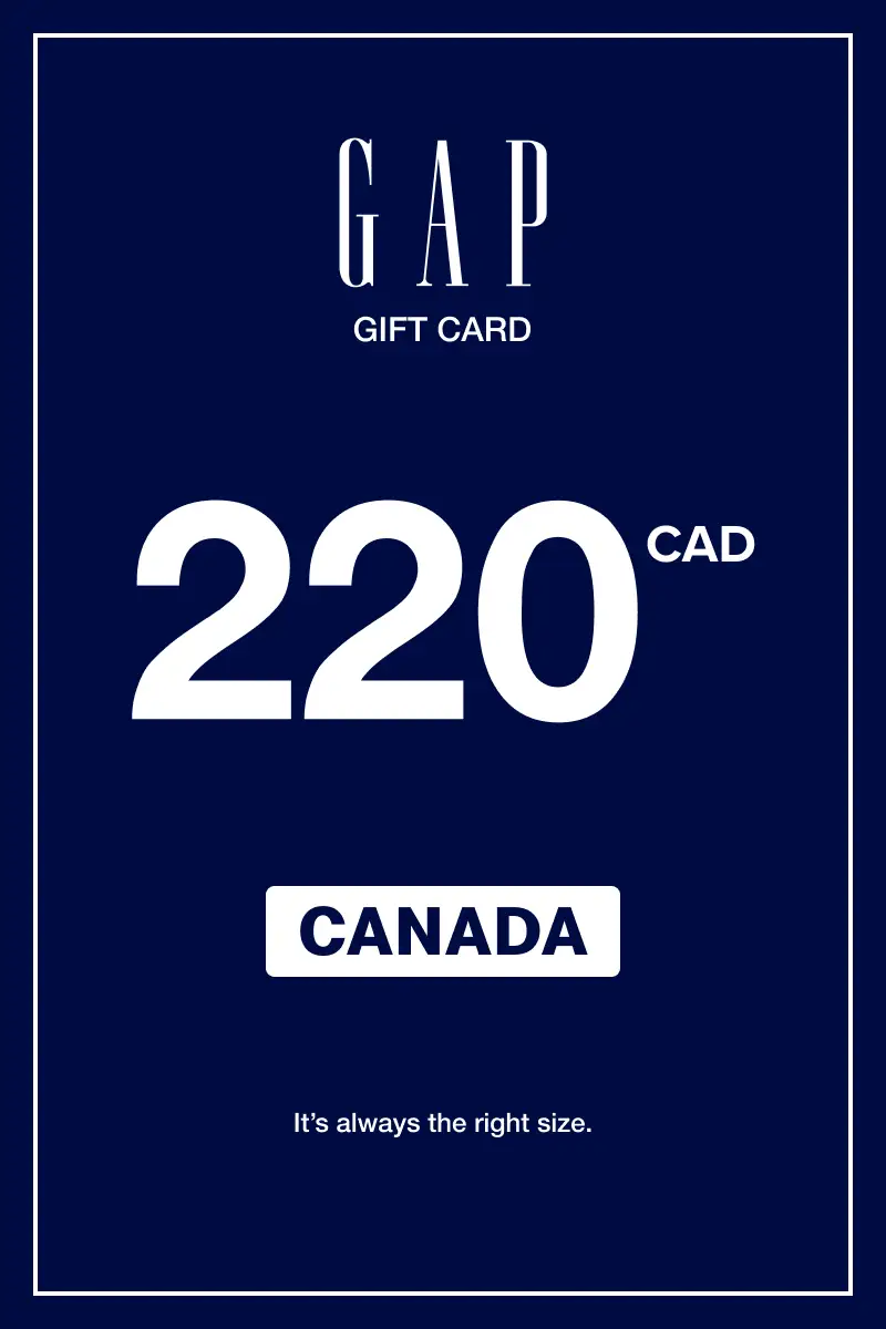 Gap 220 CAD Gift Card (Canada) - Digital Key