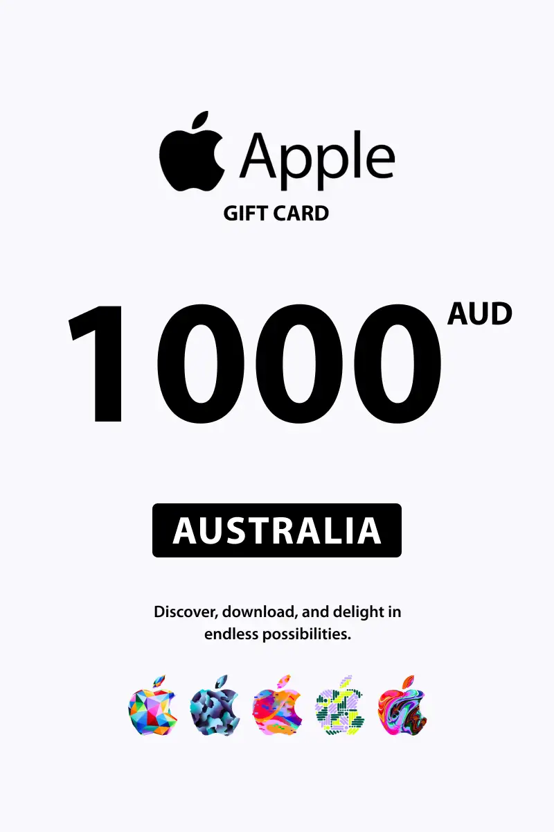 Apple 1000 AUD Gift Card (Australia) - Digital Key